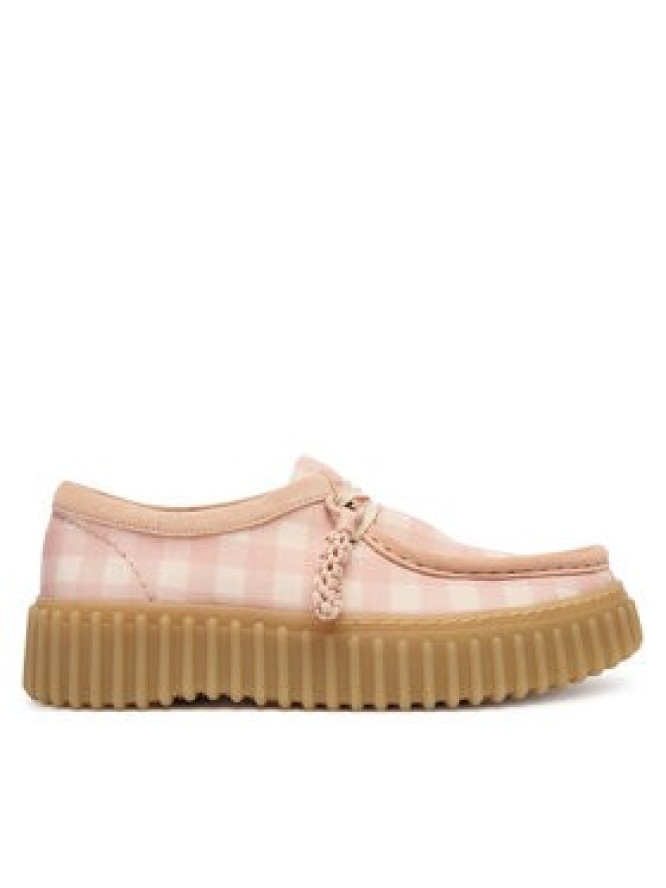 Clarks Półbuty Torhill Bee 26186298 Różowy