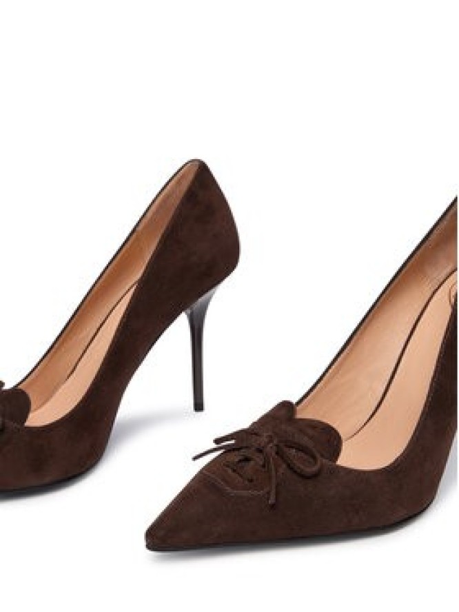 LOVE MOSCHINO Szpilki JA10449G0NJA0313 Brązowy