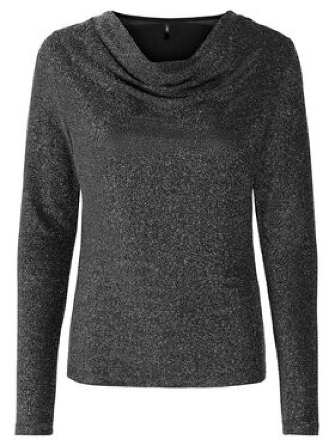 ONLY Bluzka Rich 15360265 Szary Regular Fit