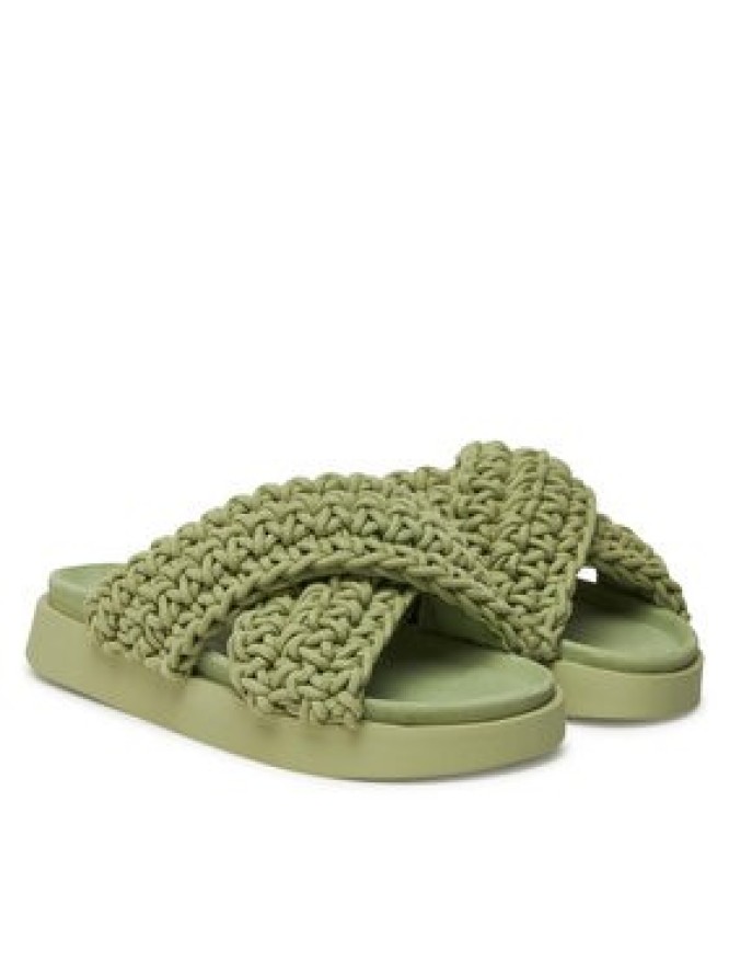 Inuikii Klapki Woven 70104-105 Zielony