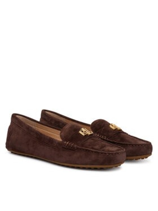 LAUREN RALPH LAUREN Mokasyny Barnsbury 802821629038 Brązowy