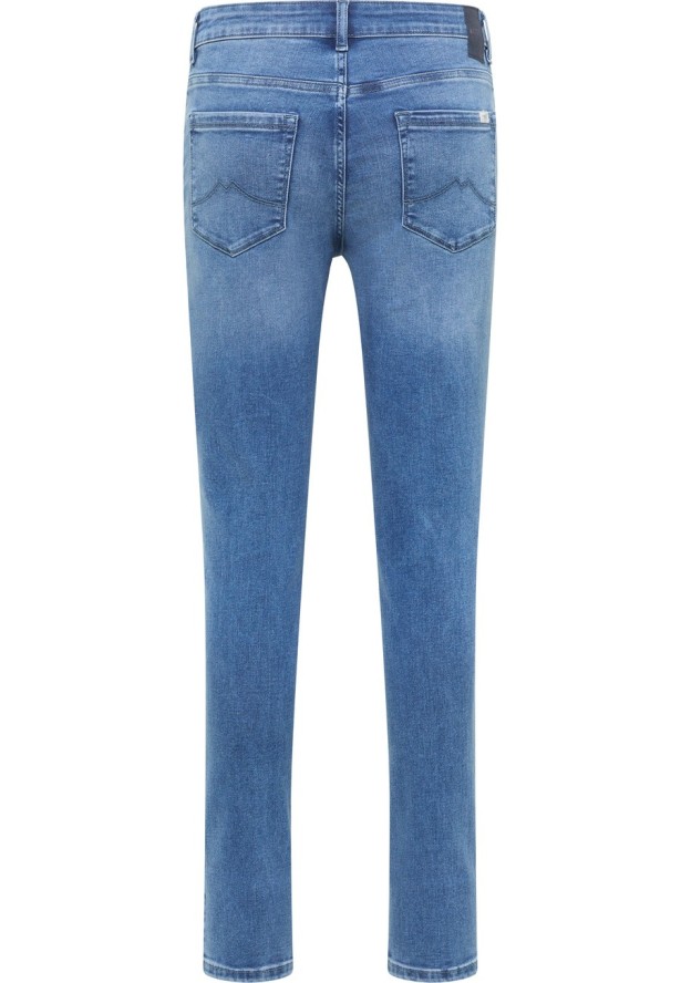 Damskie Spodnie jeansowe Mustang Style Shelby Skinny Denim Blue 1015555 5000 402