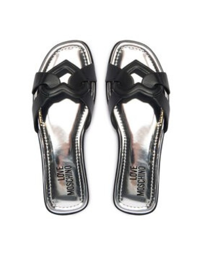 LOVE MOSCHINO Klapki JA28092G0OIAX000 Czarny