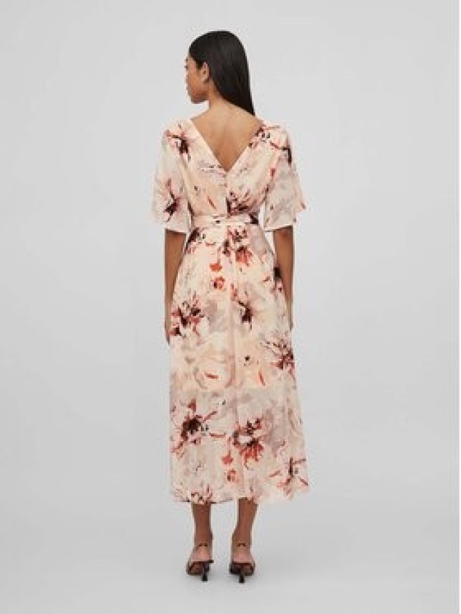 Vila Sukienka codzienna Karin 14083207 Beżowy Regular Fit