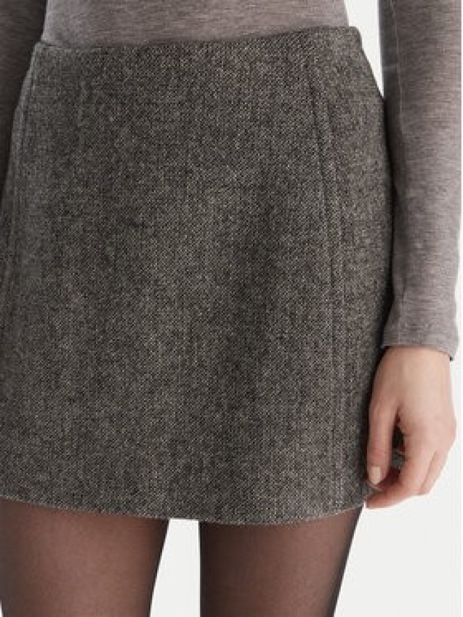 MAX&Co. Spódnica mini Ozone 2526106104200 Szary Regular Fit