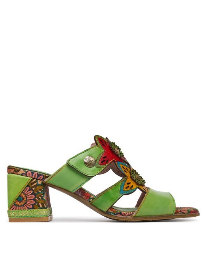 Laura Vita Klapki Jacqueso 09 Zielony