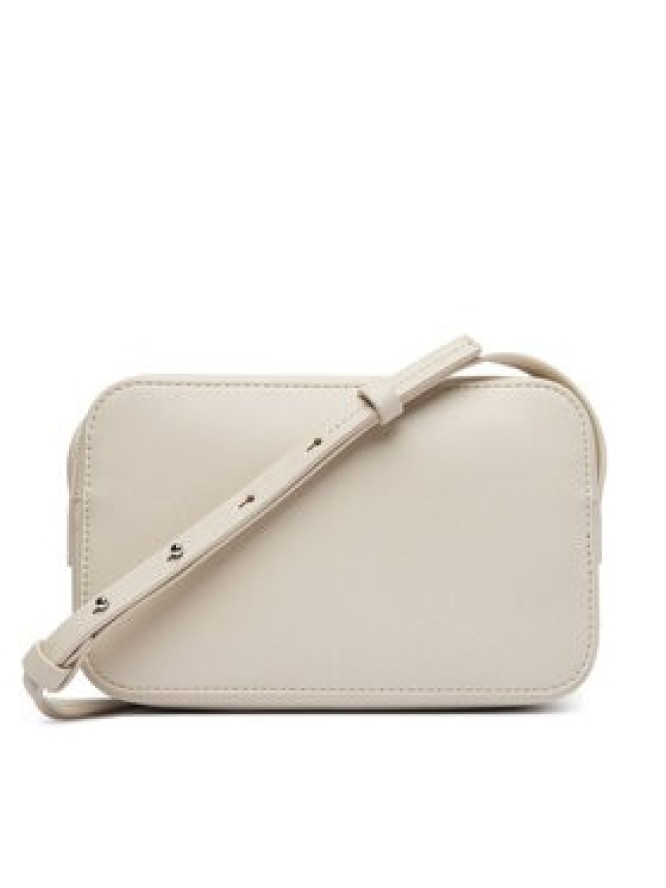 Calvin Klein Torebka Foil Logo Elongated Camera Bag LV04F3276G Kremowy