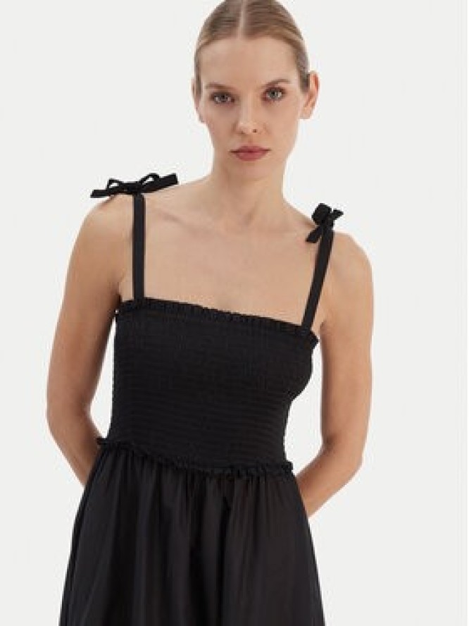 KARL LAGERFELD Sukienka letnia A2W46009 Czarny Regular Fit