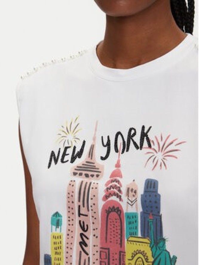 MET Bluzka M10 274TS Biały Regular Fit