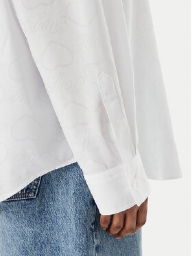 HUGO Koszula Elisana 50559860 Biały Regular Fit