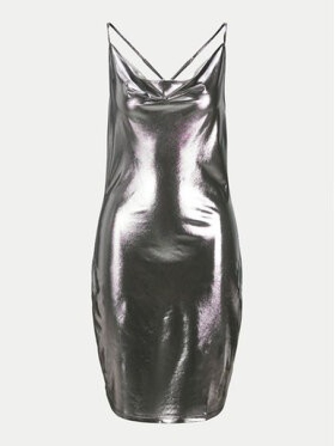 JJXX Sukienka koktajlowa Dina 12266218 Srebrny Loose Fit