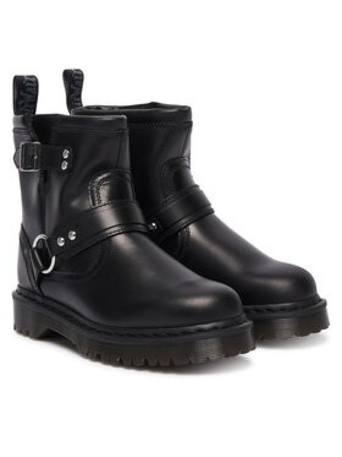 Dr. Martens Botki Anistone HRNS Black Orleans DM42583001 Czarny