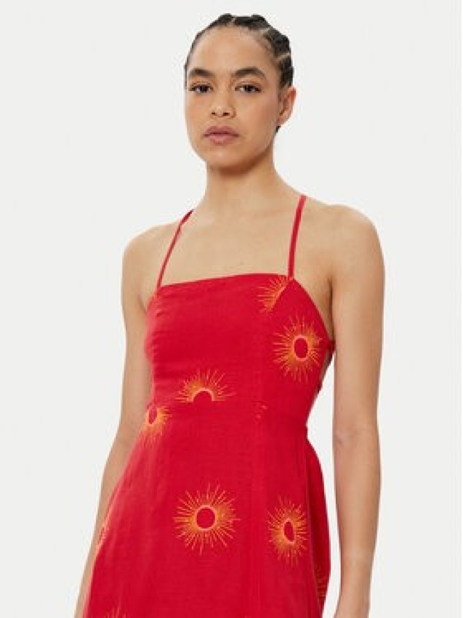 Maaji Sukienka letnia Eclipse Remi PT2268CMD002 Czerwony Regular Fit