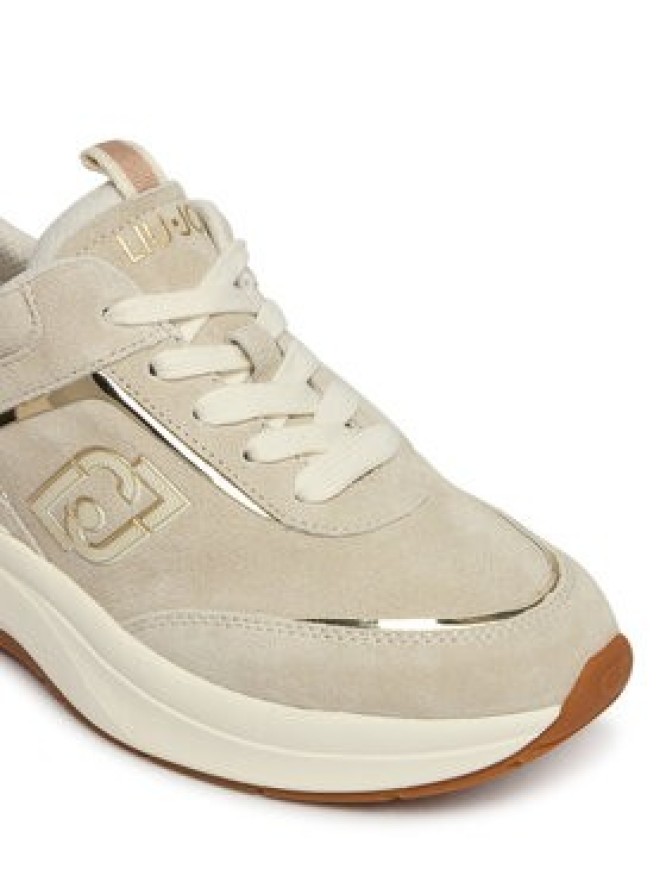 Liu Jo Sneakersy Stardust 01 BF6029 PX911 Kremowy
