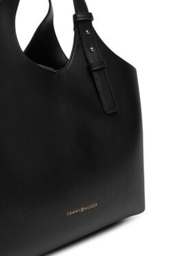 Tommy Hilfiger Torebka Th Logo Satchel AW0AW18282 Czarny