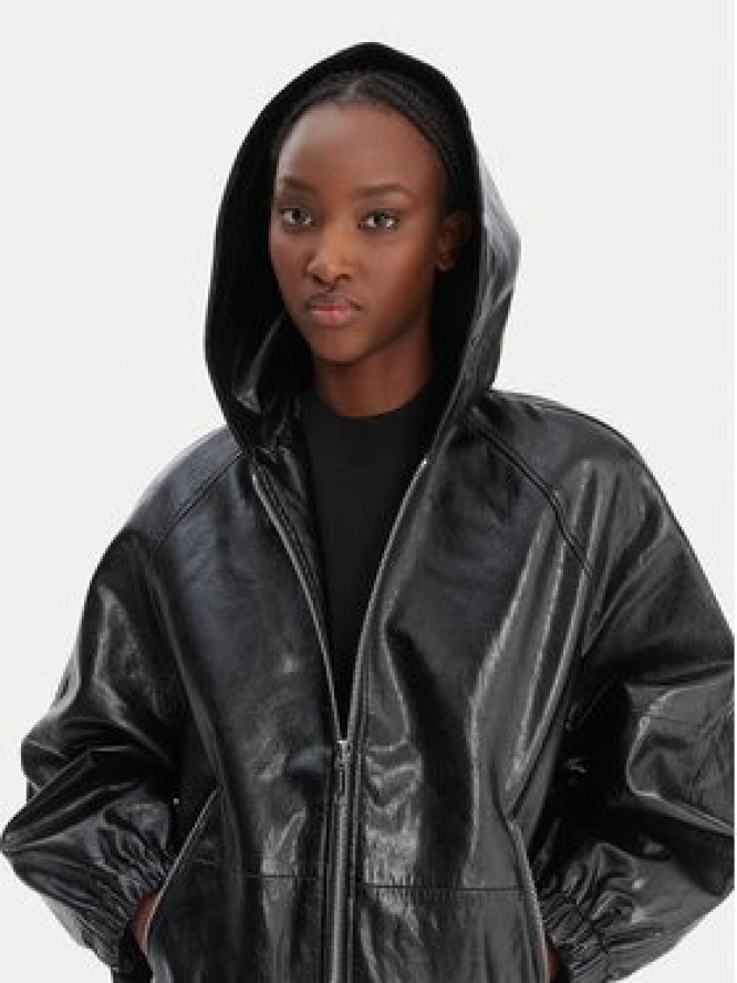 MICHAEL Michael Kors Kurtka z imitacji skóry MR620K5DTW Czarny Regular Fit