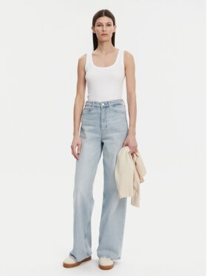 Gap Top 540670-02 Biały Slim Fit