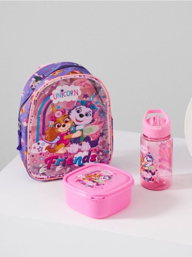Zestaw lunchowy z plecakiem PAW Patrol 3 pack - wielobarwny
