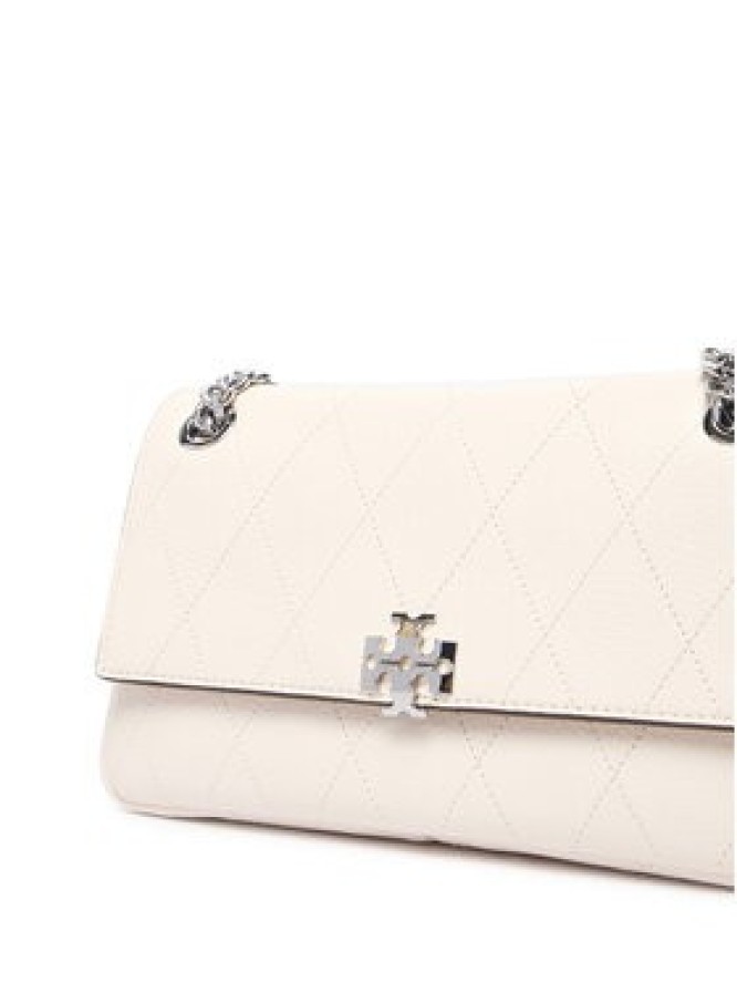 Tory Burch Torebka Charlie Quilted 185829 Kremowy