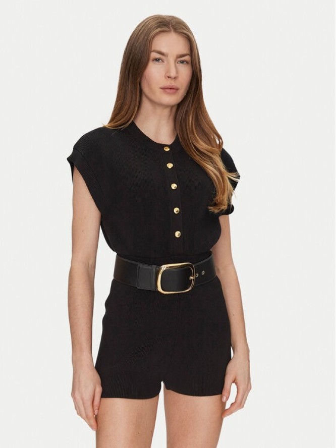 Elisabetta Franchi Kombinezon KT-55S-51E2-V450 Czarny Regular Fit