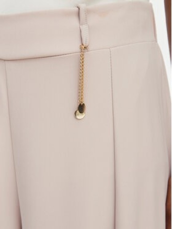 Rinascimento Spodnie palazzo CFC0020285002 Beżowy Wide Leg