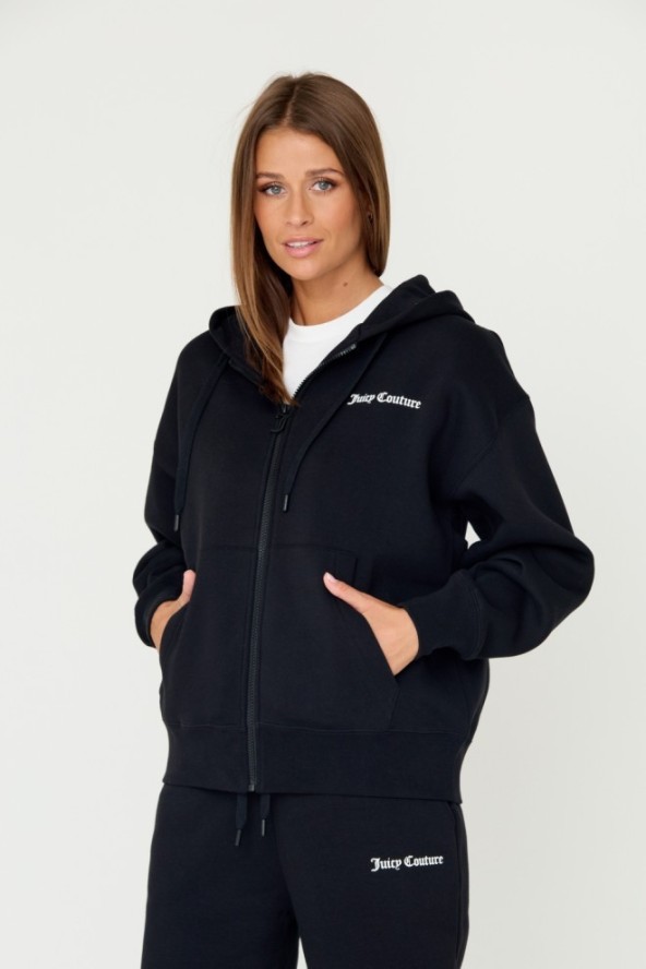 JUICY COUTURE Czarna damska bluza Randy, Rozmiar S