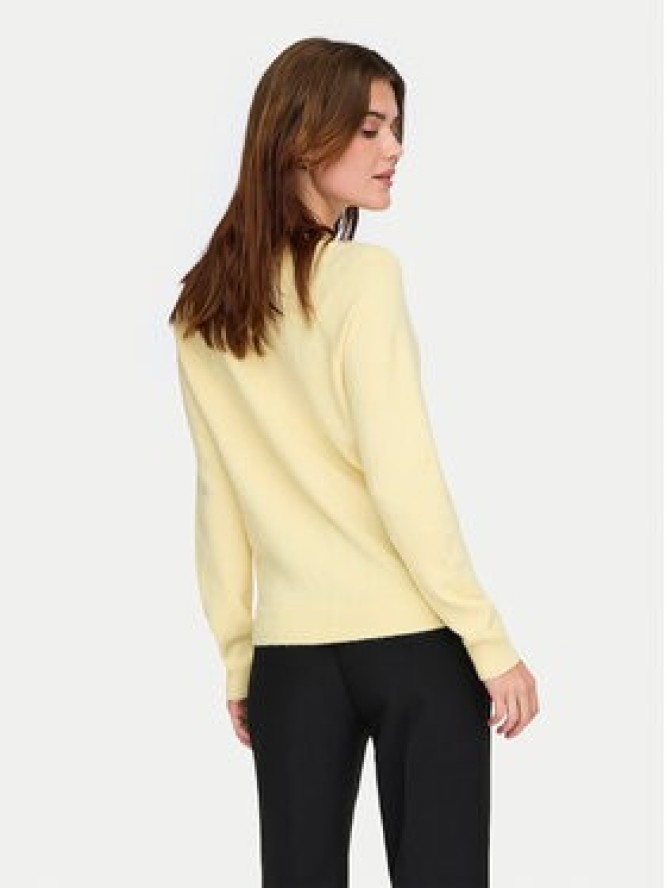 ONLY Sweter Rica 15204279 Żółty Regular Fit