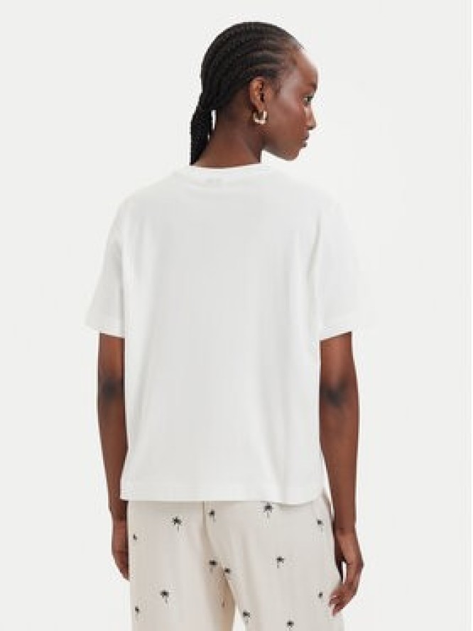 Vero Moda T-Shirt Salli Mette 10344804 Biały Regular Fit