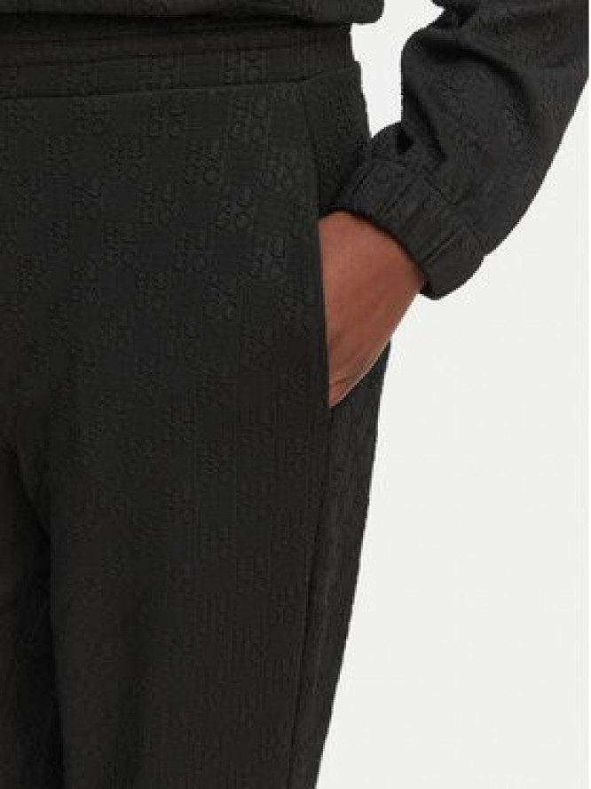 HUGO Spodnie dresowe 50557488 Czarny Regular Fit