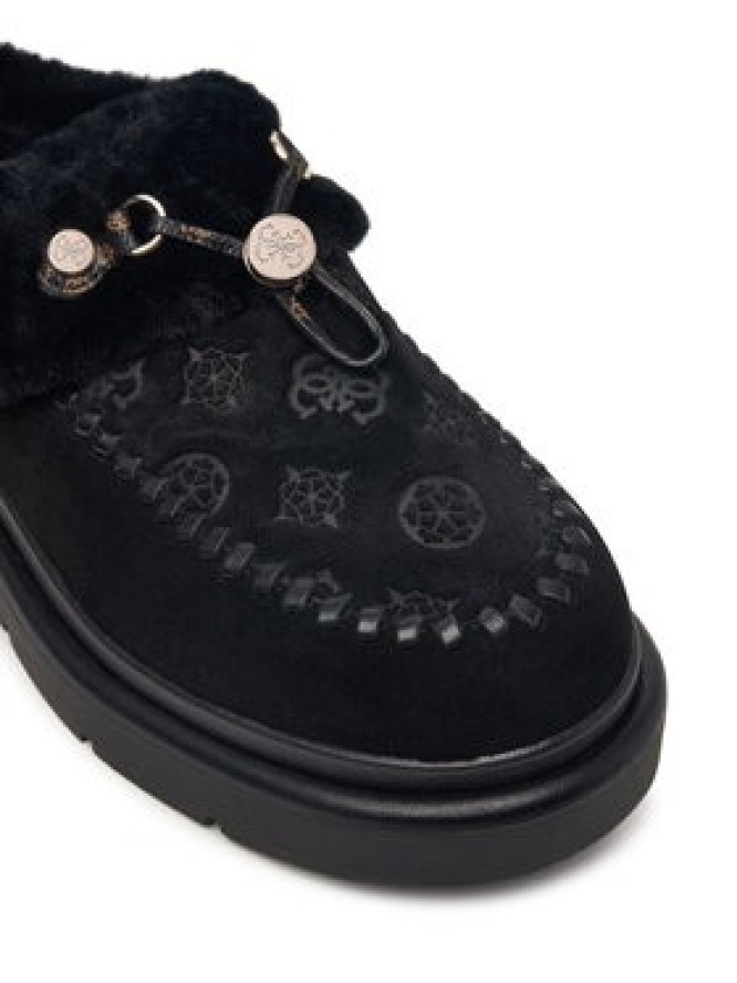 Guess Śniegowce FLFKEY LEA19 Czarny