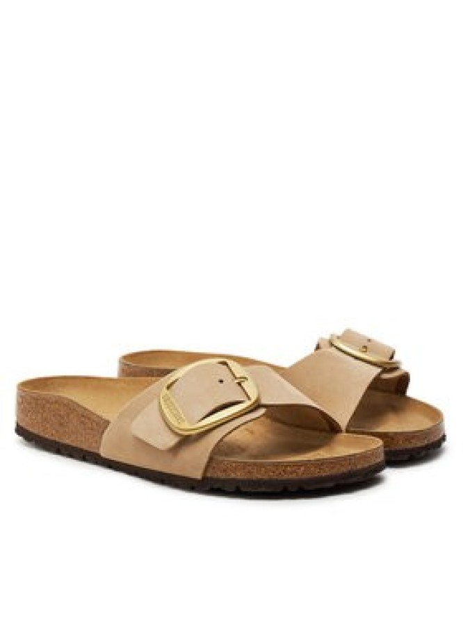 Birkenstock Klapki Madrid Big Buckle 1024009 Beżowy