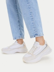 Tommy Hilfiger Sneakersy Th Sporty Chic Runner FW0FW09187 Biały
