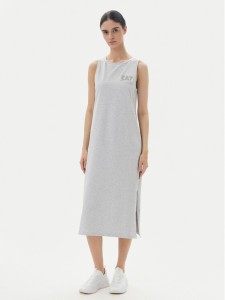 EA7 Emporio Armani Sukienka codzienna 7W000180 AF12484 O8002 Szary Regular Fit