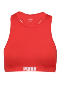 Góra od bikini Puma, racerback, czerwonym