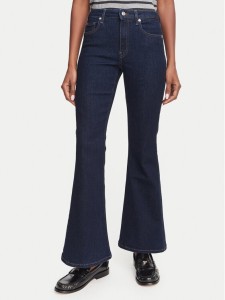Tommy Hilfiger Jeansy Luna WW0WW52185 Granatowy Flare Fit