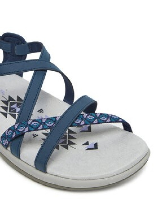 Skechers Sandały 40955 NVY Granatowy