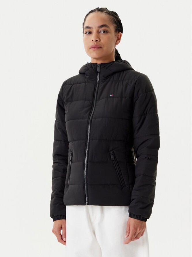 Tommy Jeans Kurtka przejściowa DW0DW20959 Czarny Slim Fit