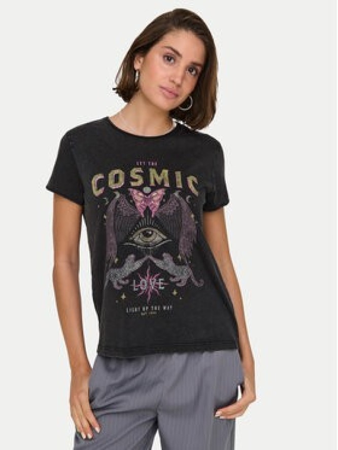 ONLY T-Shirt Lucy 15336965 Czarny Regular Fit