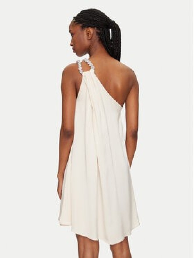 Eleh Sukienka koktajlowa ESS250050 Écru Regular Fit