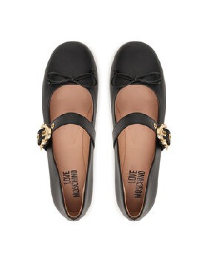 LOVE MOSCHINO Baleriny JA11091G1PIE0000 Czarny