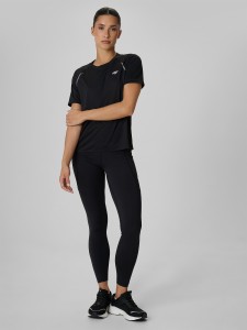 4F Legginsy do biegania szybkoschnące damskie - czarne XL