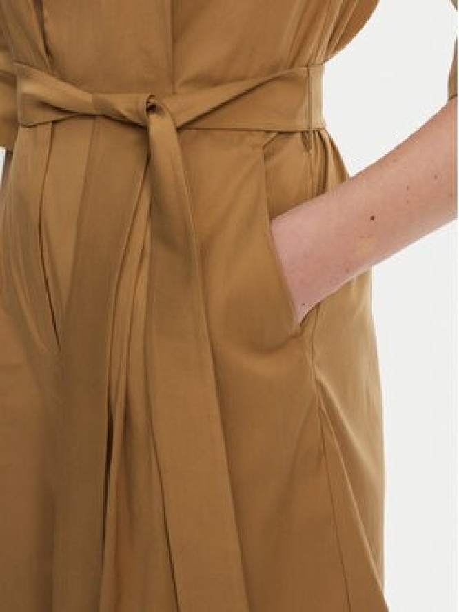 Max Mara Beachwear Kombinezon Canard 2516241019 Brązowy Regular Fit