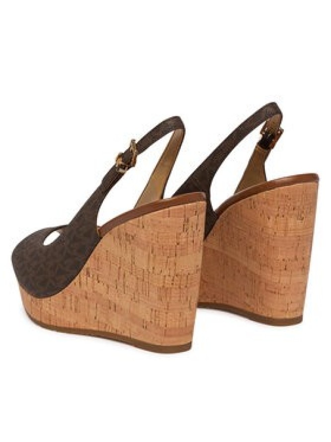 MICHAEL Michael Kors Sandały Rosie Wedge 40S6RSHS1B Brązowy