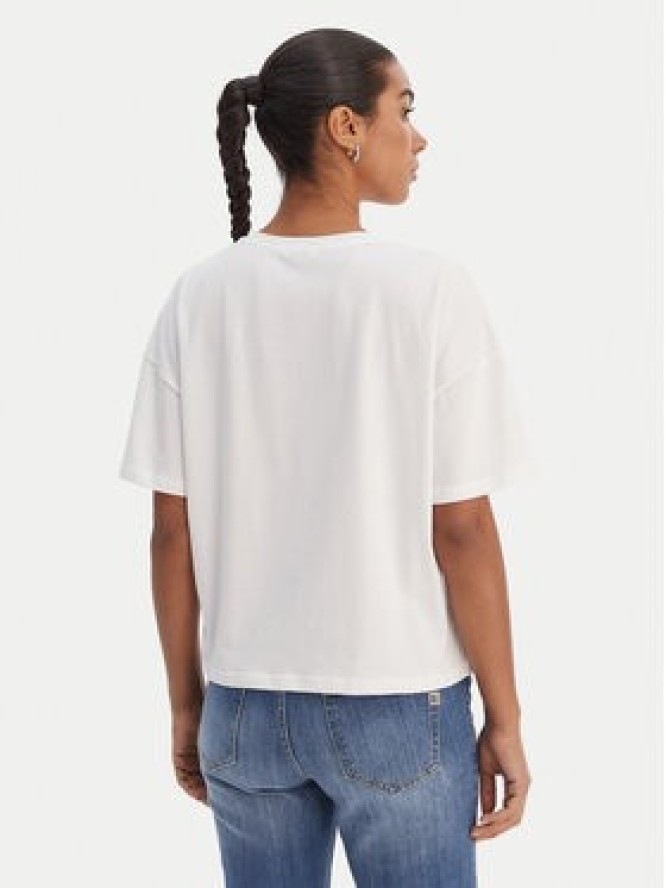 Fracomina T-Shirt FR26ST3046J401N5 Biały Regular Fit