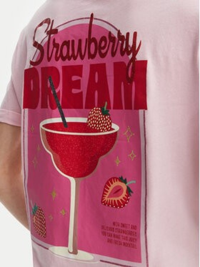 ONLY T-Shirt Kita 15291465 Różowy Regular Fit