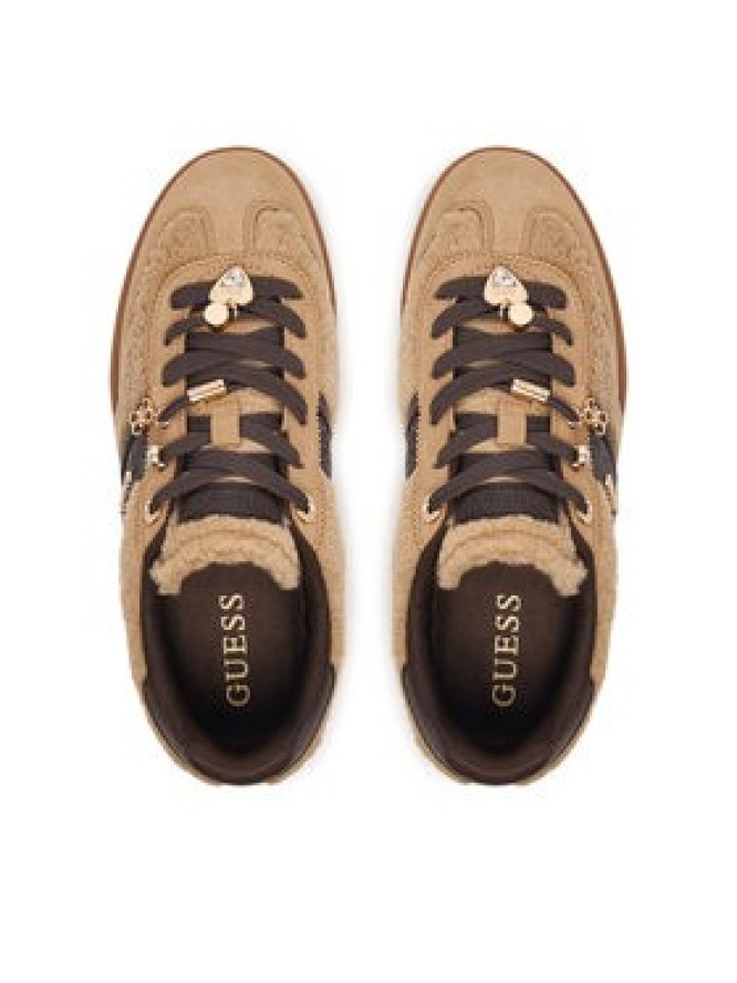 Guess Sneakersy FLFN3A FUR12 Beżowy