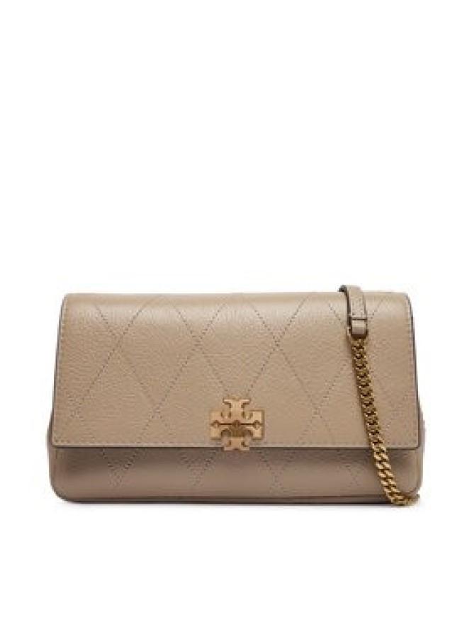 Tory Burch Torebka Quilted Chain Wallet 186041 Kremowy