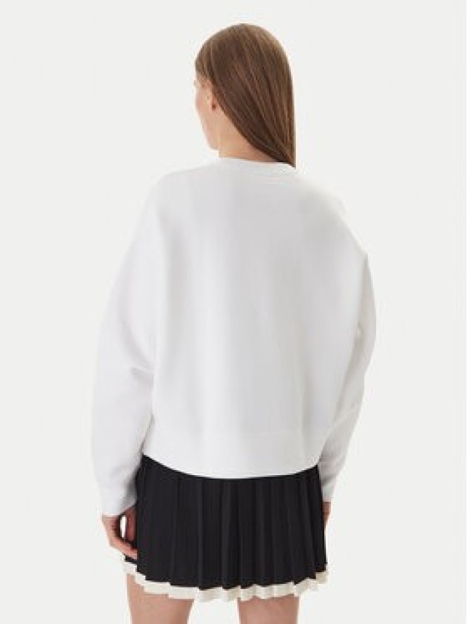 Lacoste Bluza SF0046 Biały Oversize