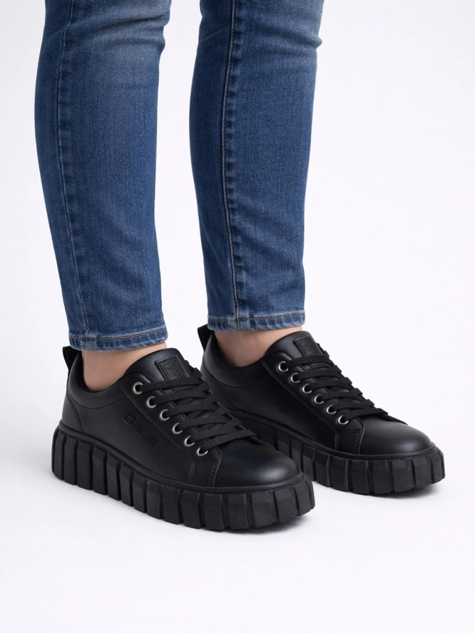 Sneakersy damskie czarne MM274617 906