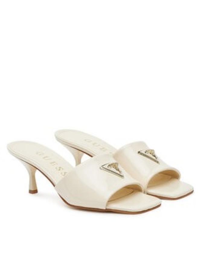 Guess Klapki FLJLUS PAF03 Écru